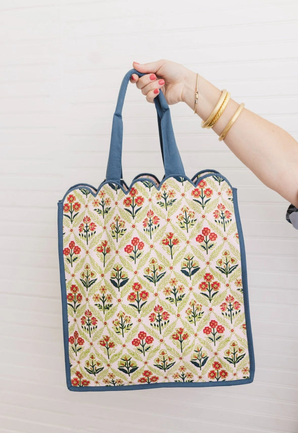 Meadow Luxe Quilted Tote