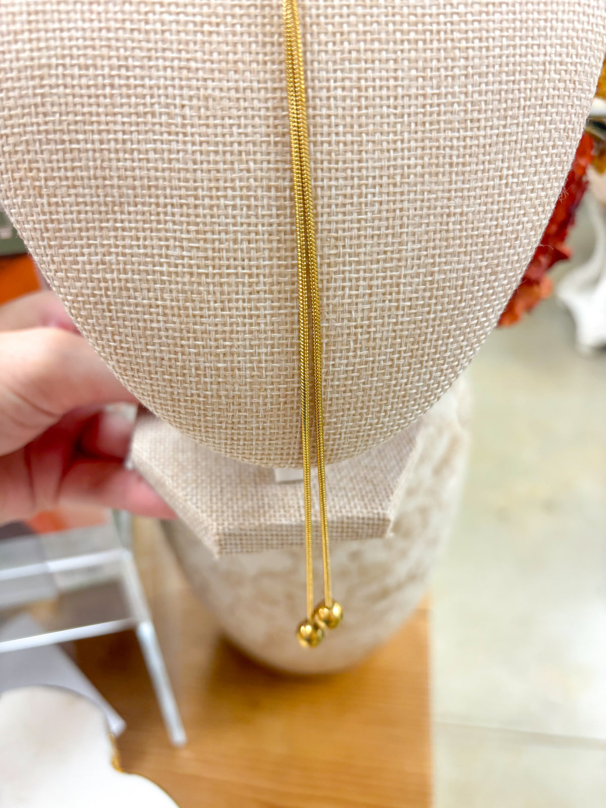 Golden Grace Adjustable Cross Necklace