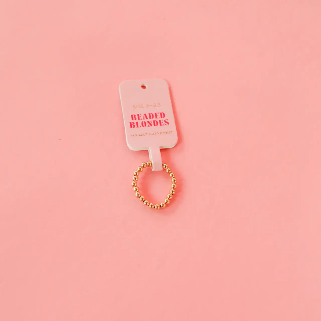 Gold Lauren Beaded Band