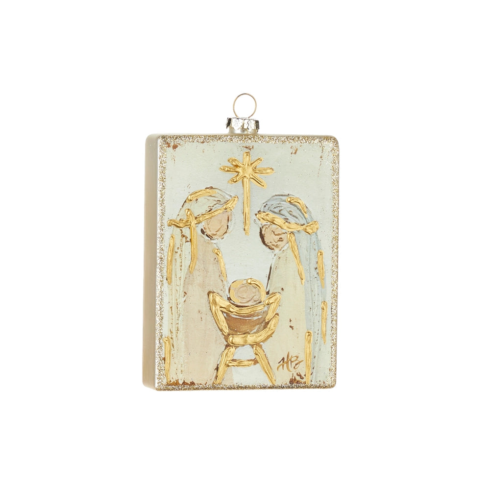 Holy Family Rectangle Ornament