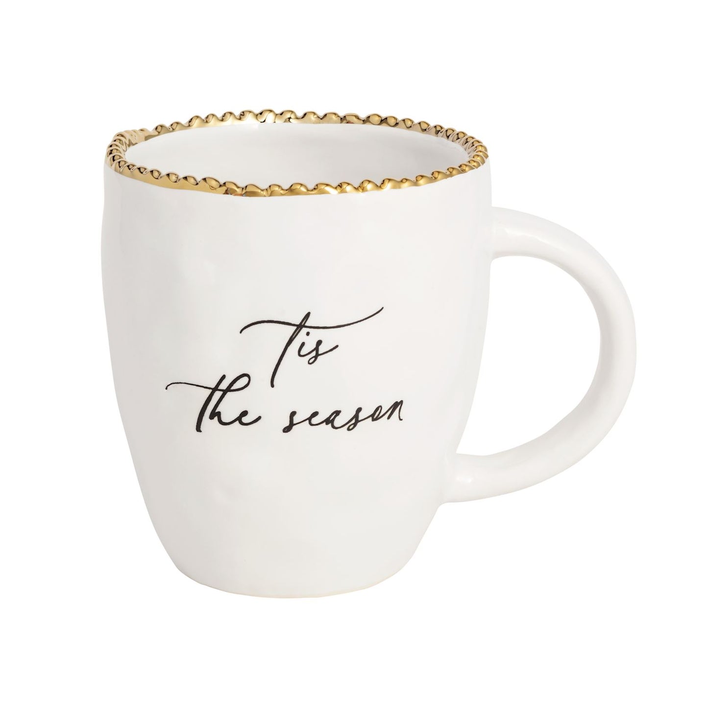 Tis the Season Gold Edge Mug
