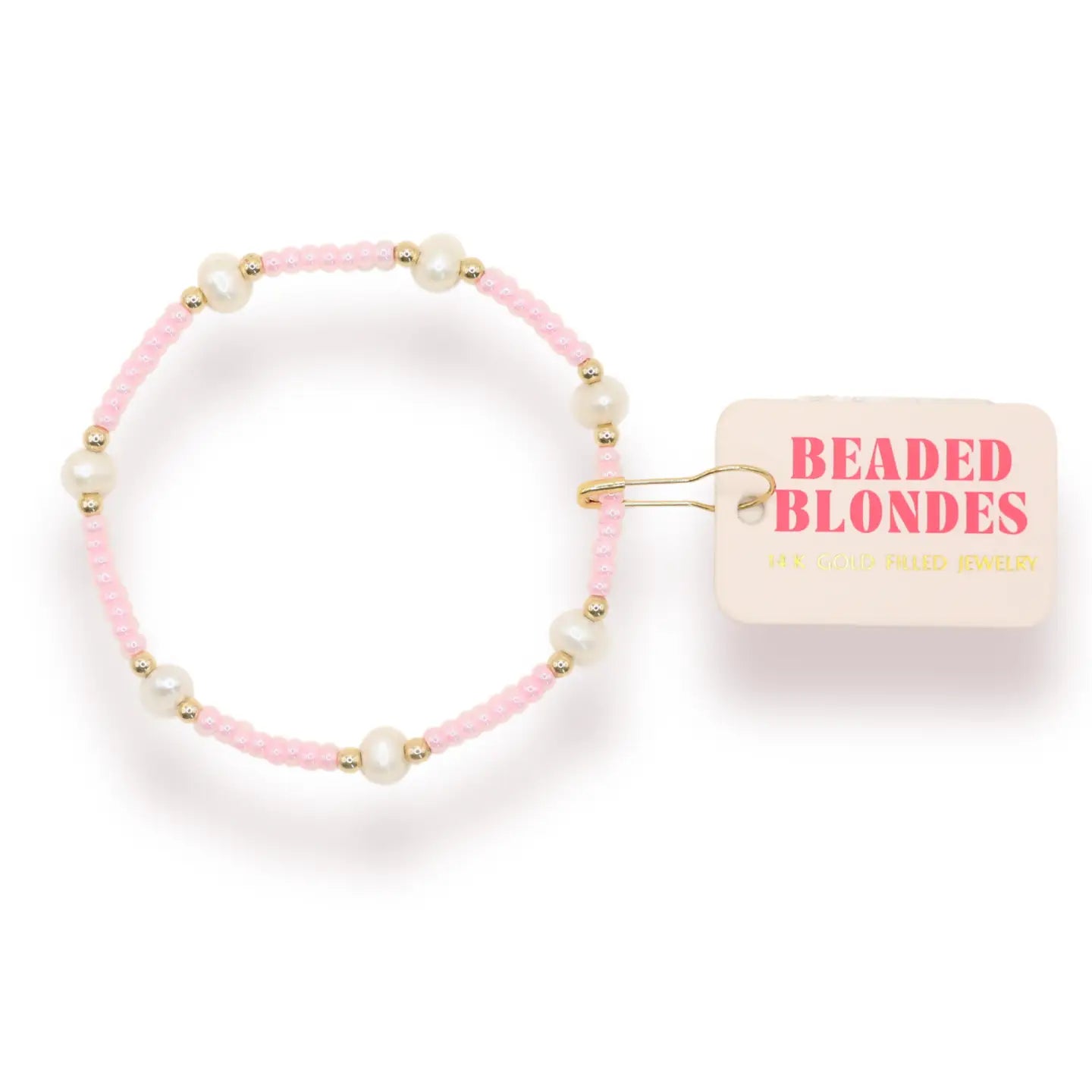 Pink Luster Pearl Bracelet