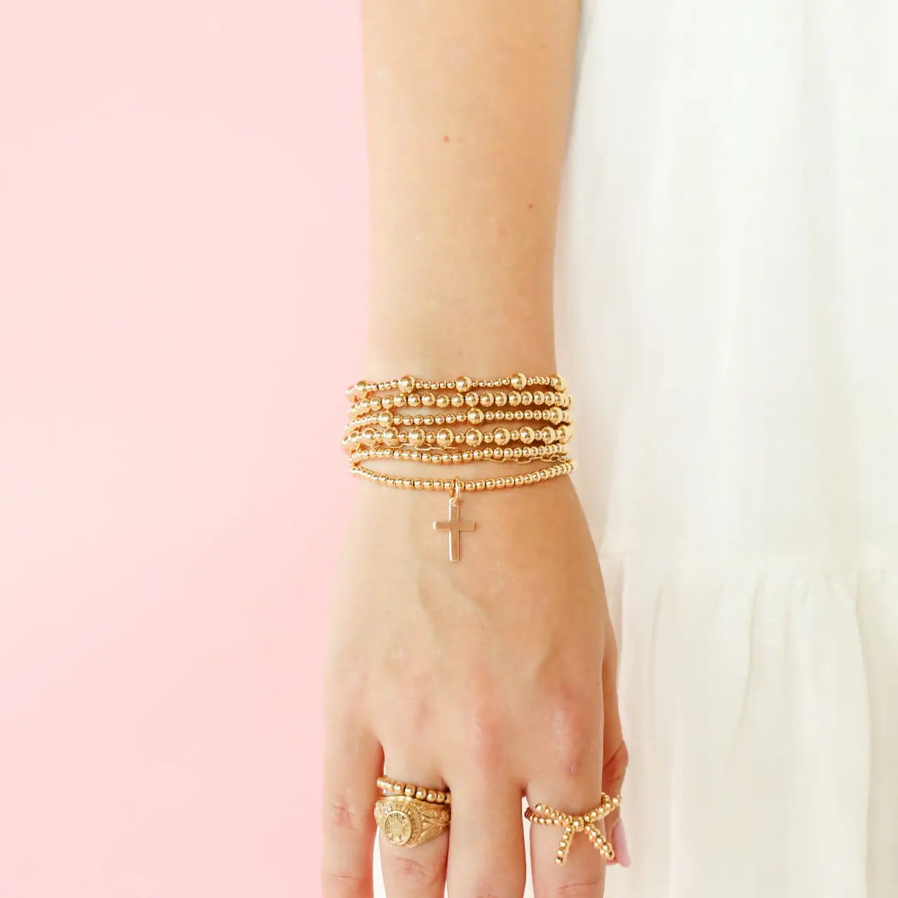 Cross Charm Bracelet