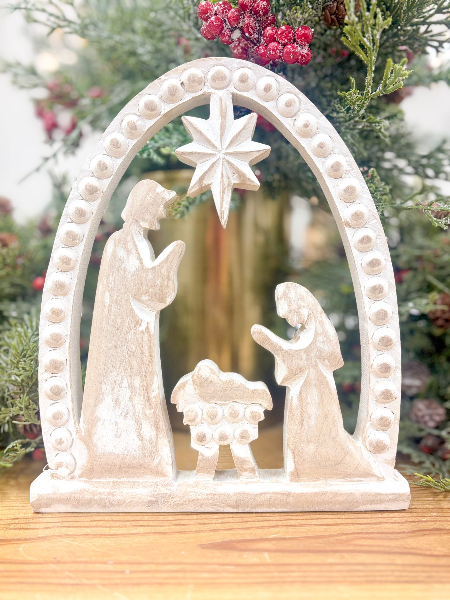 White Wash Manger Scene