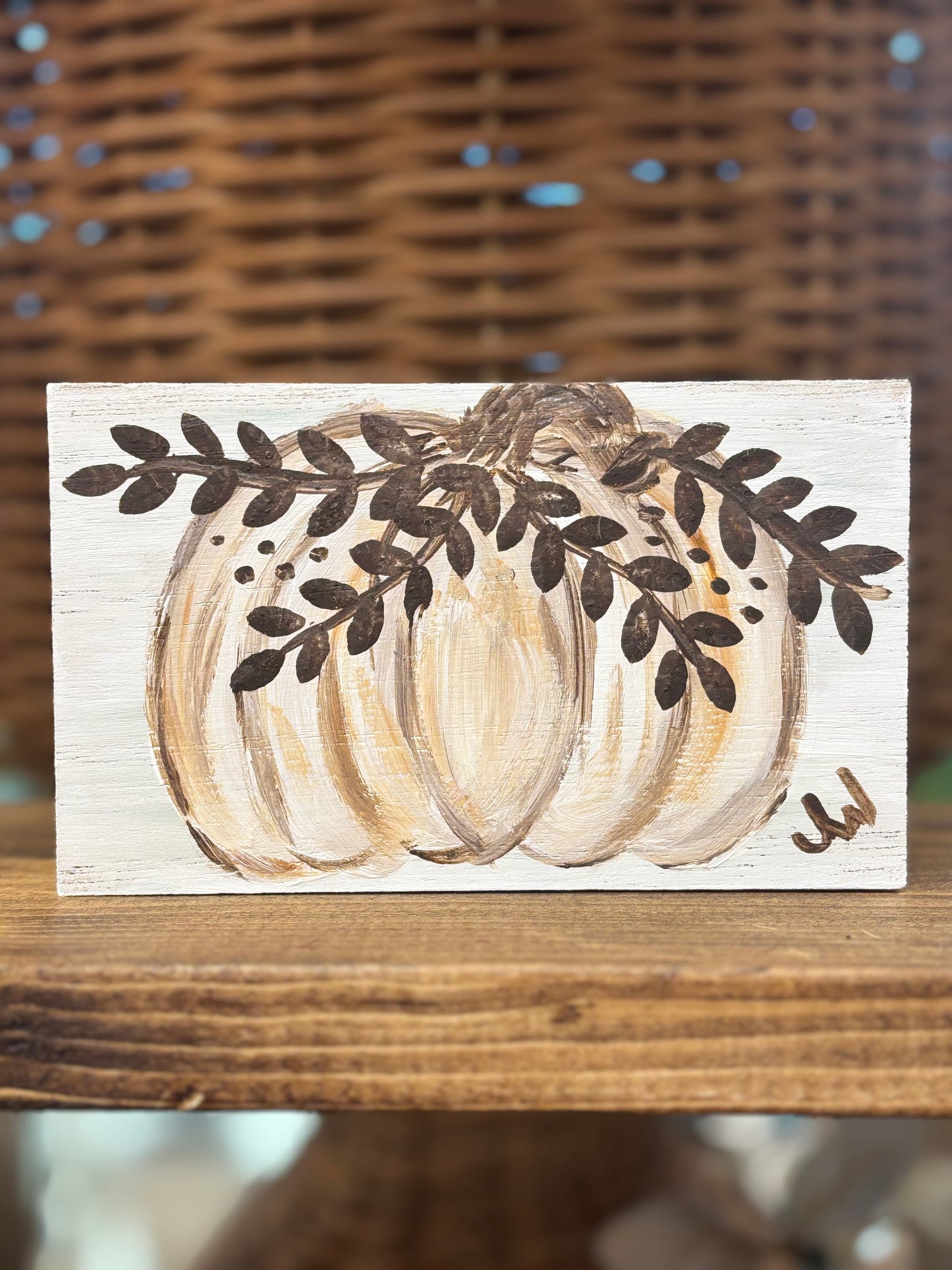 JW Art 3x5 Brown Pumpkin