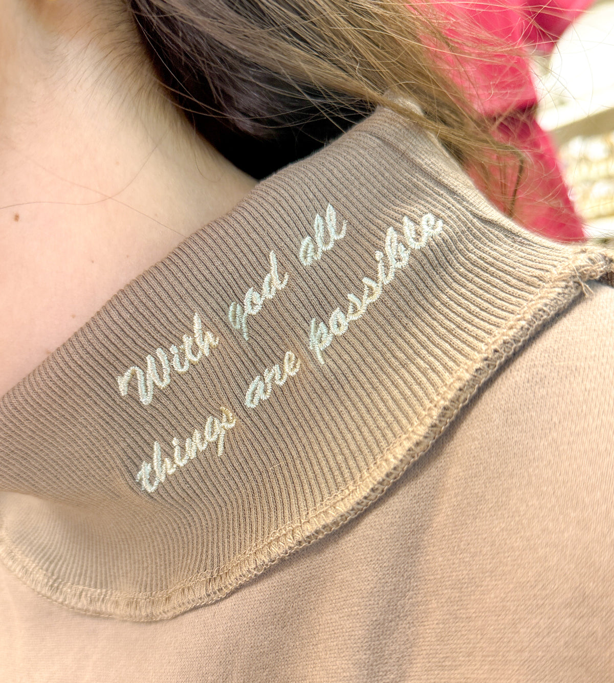 Matthew 19:26 Sweatshirt