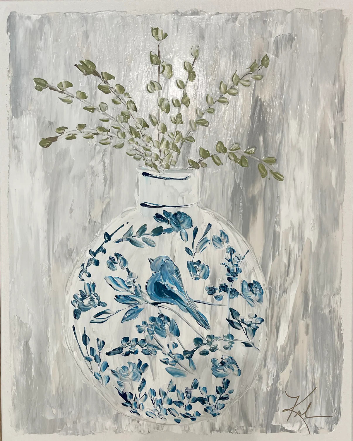 Bird Vase Art