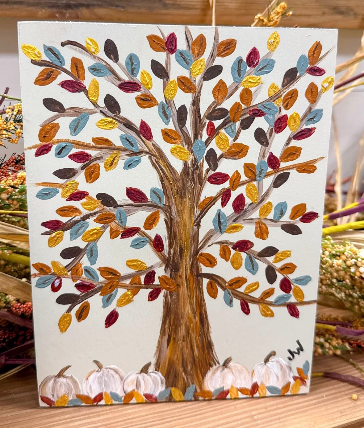 JW Art 6X8 Fall Tree