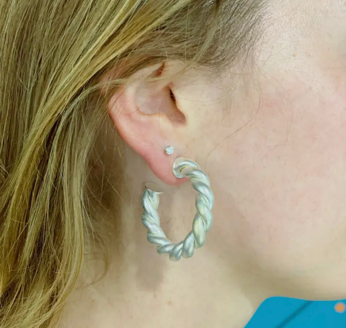 Riley Braided Hoop Earrings