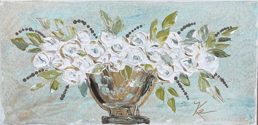 Gold Vase Pillow