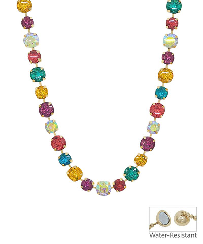 Multi Fall Crystal Necklace