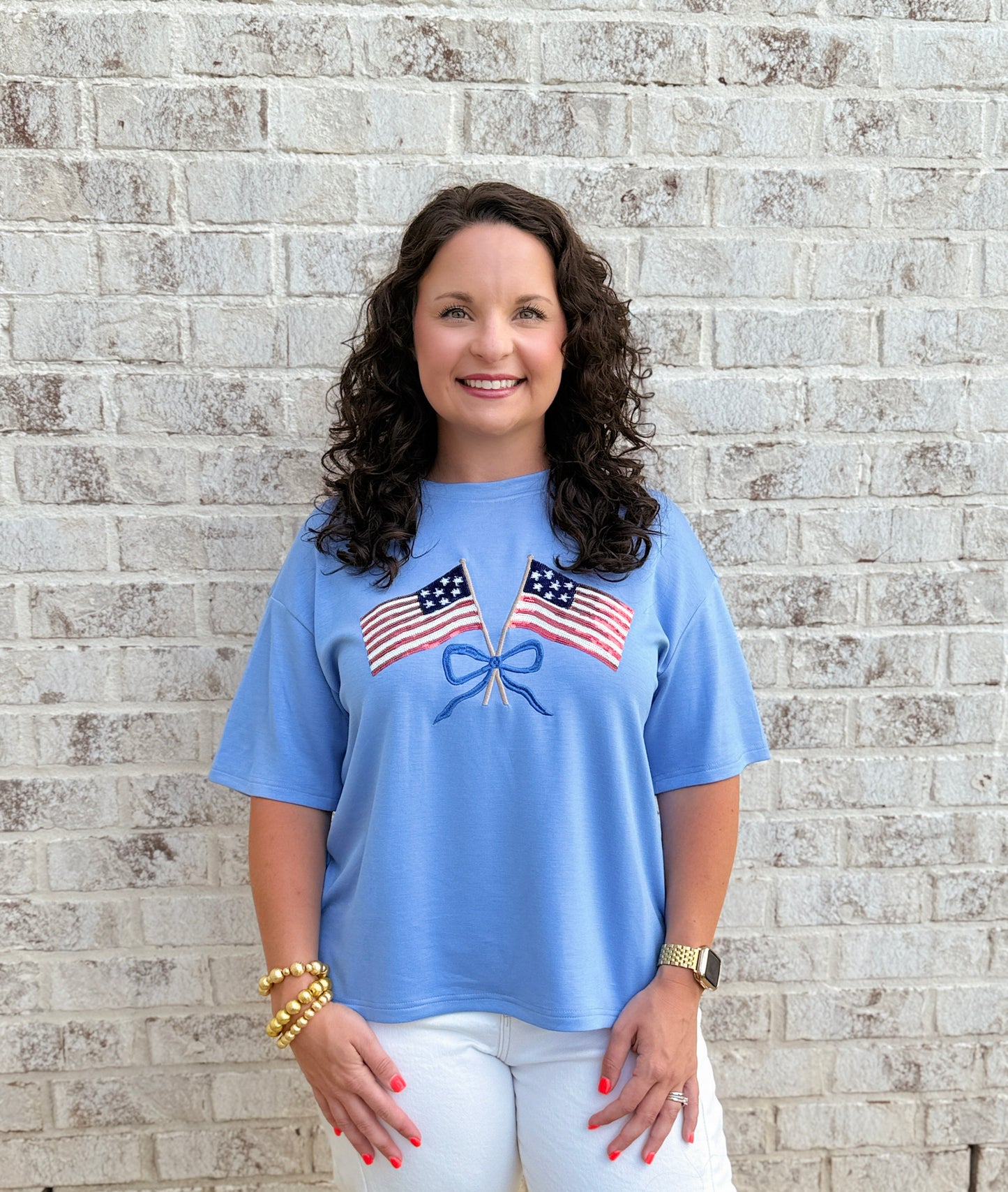 Flags and Flare Top