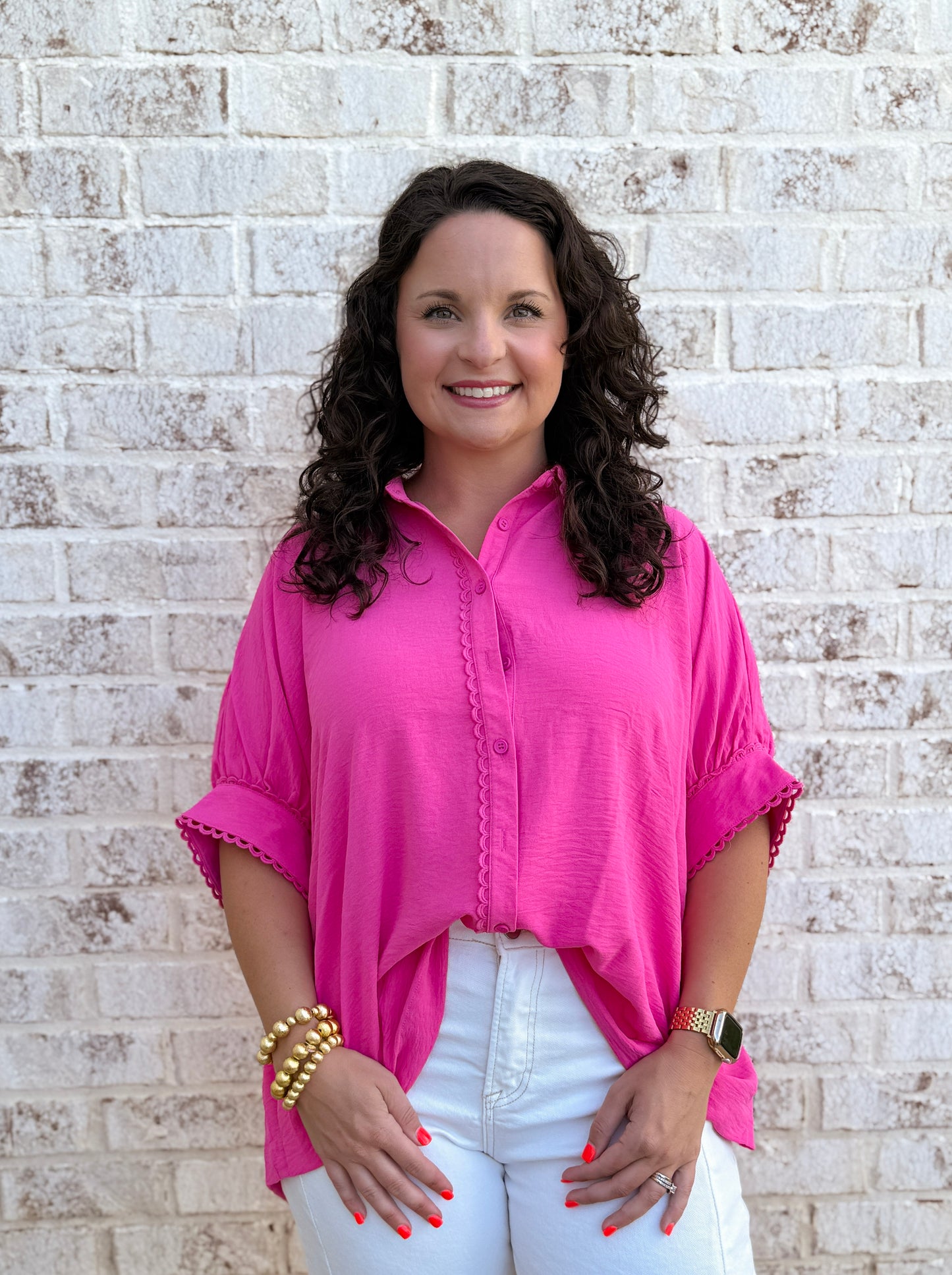 Flair Scallop Trim Top