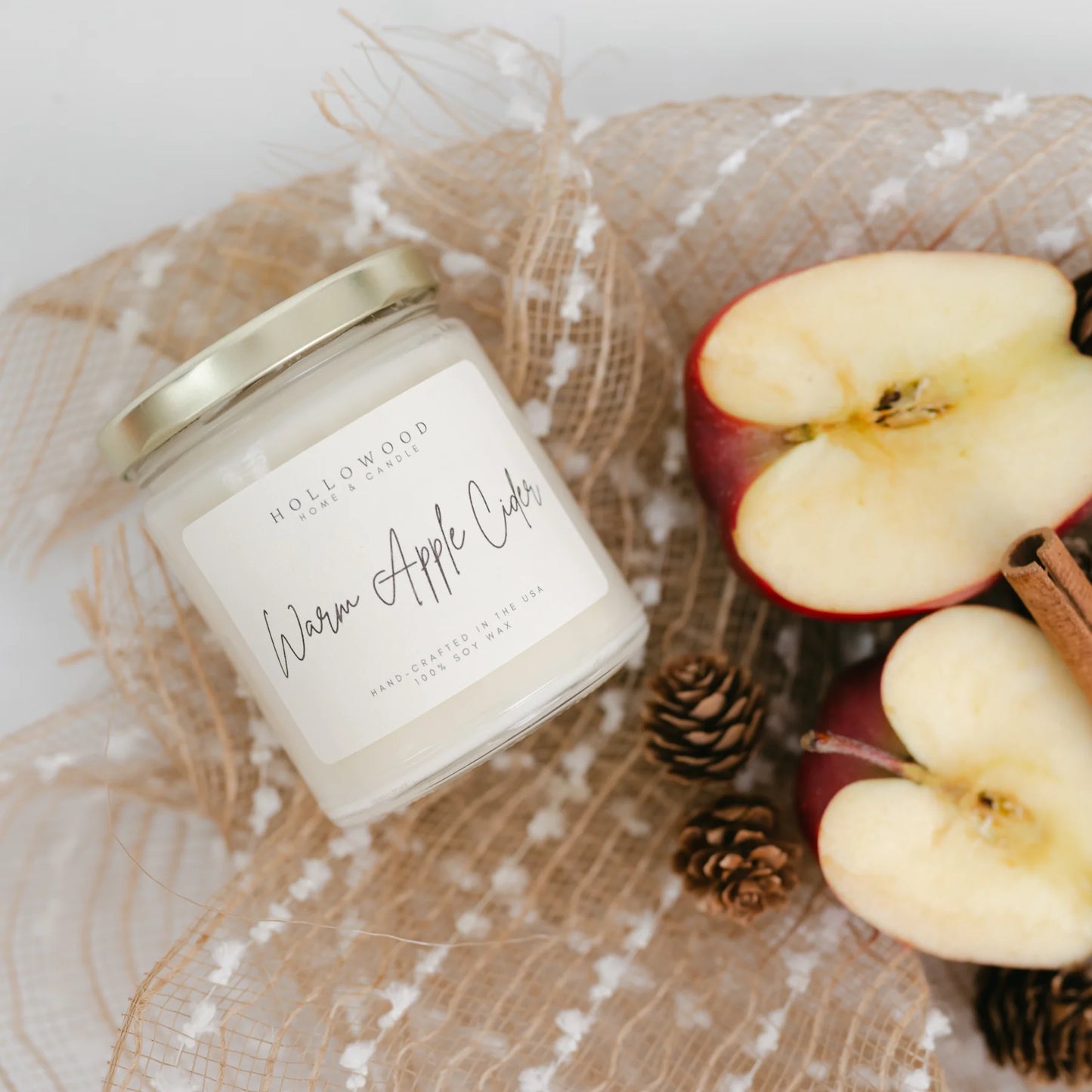 HW Warm Apple Cider Candle