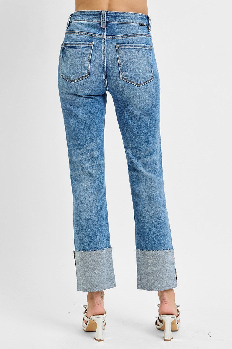 Ankle Cuff Jeans