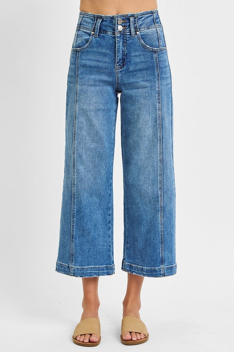 Double Button Detail Jeans