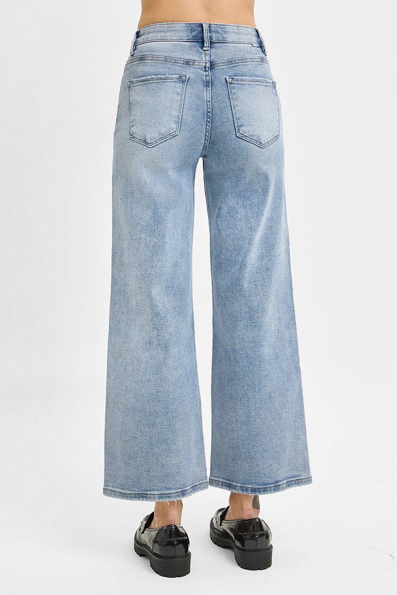 Wide Crop Jeans