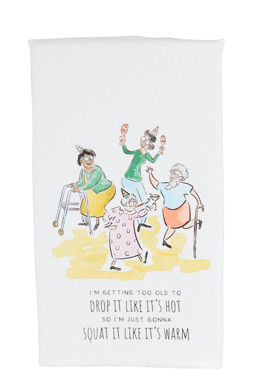 Drop It Funny Bday Towel