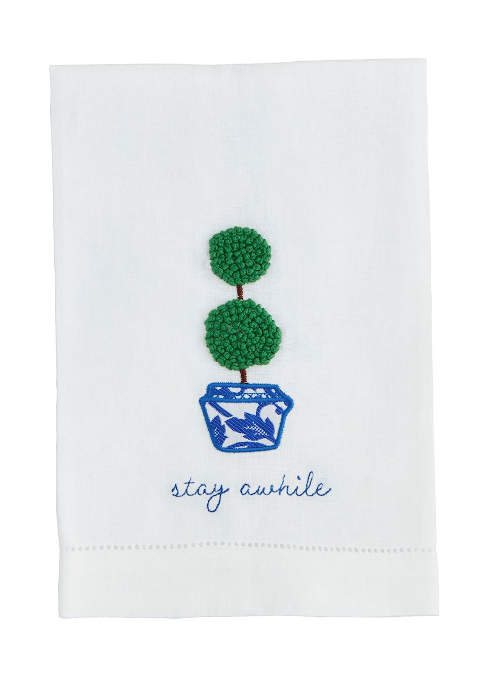 Stay Boxwood Topiary Towel