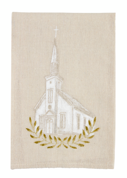 Church Painted Towel