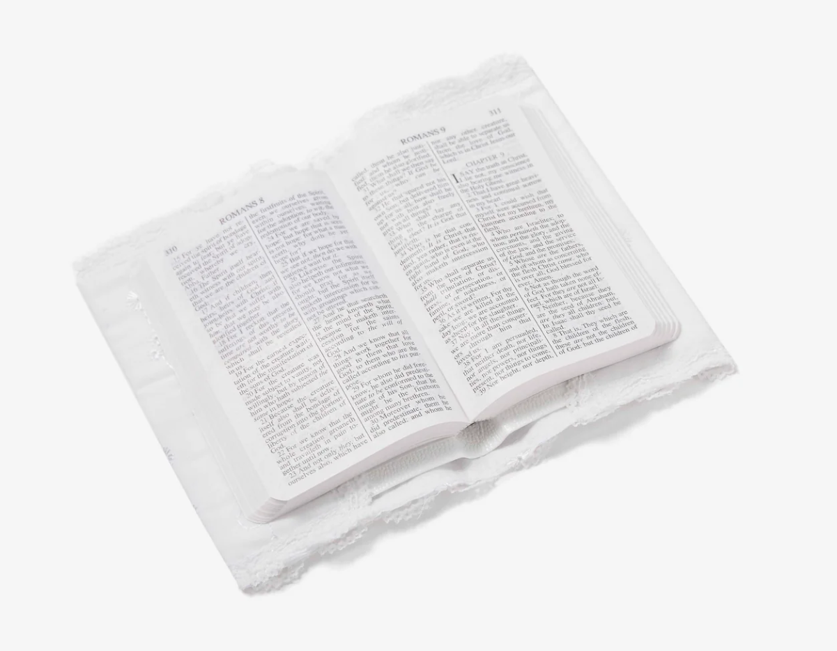 Eyelet Covered Bible
