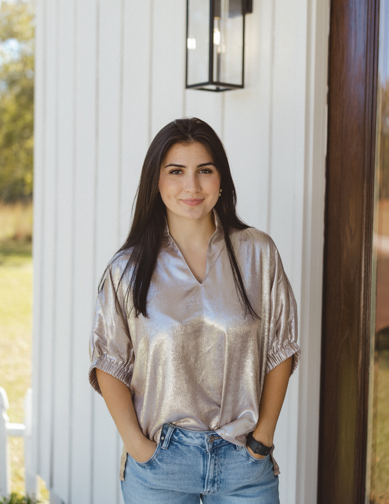 Metallic Short Sleeve