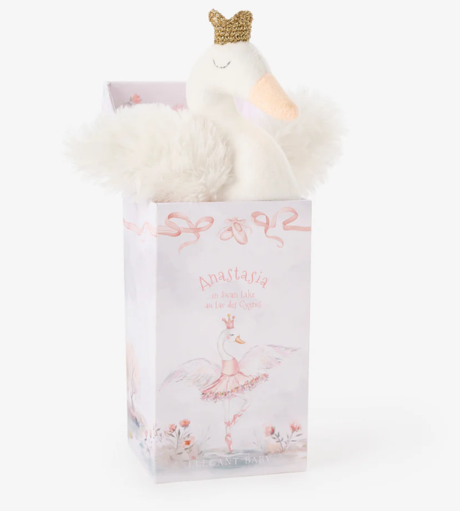 Ballerina Swan Plush Boxed