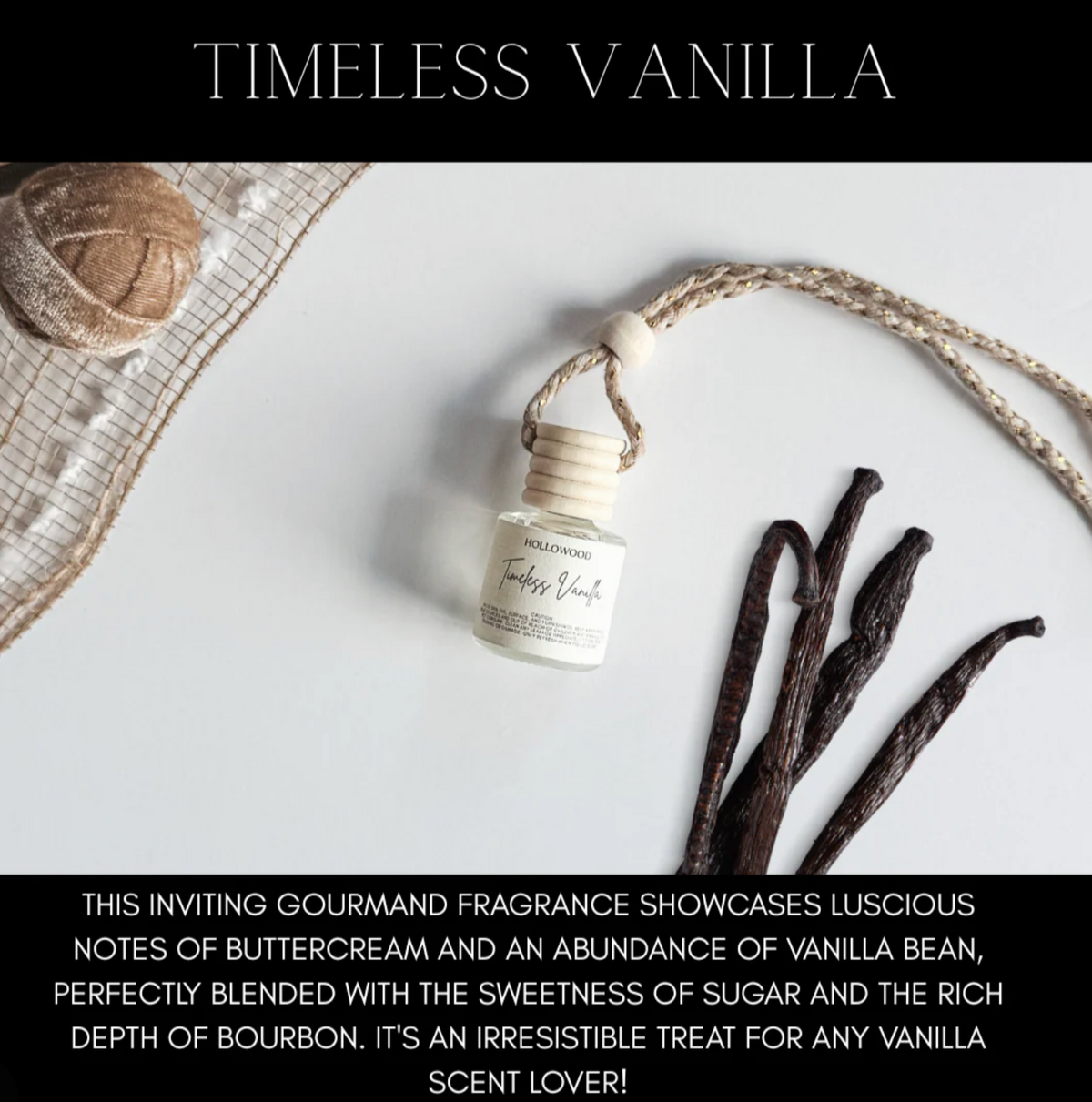 Timeless Vanilla Car Diffuser