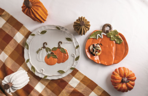 Orange Pumpkin Platter