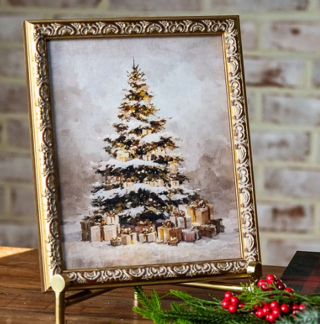 Vintage Christmas Tree Frame