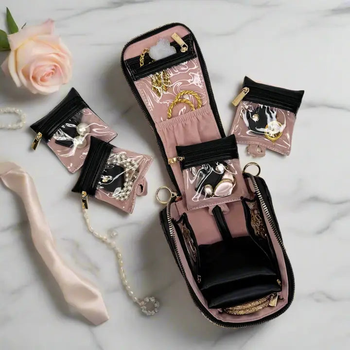 Train Jewelry Case - Timeless Quilted