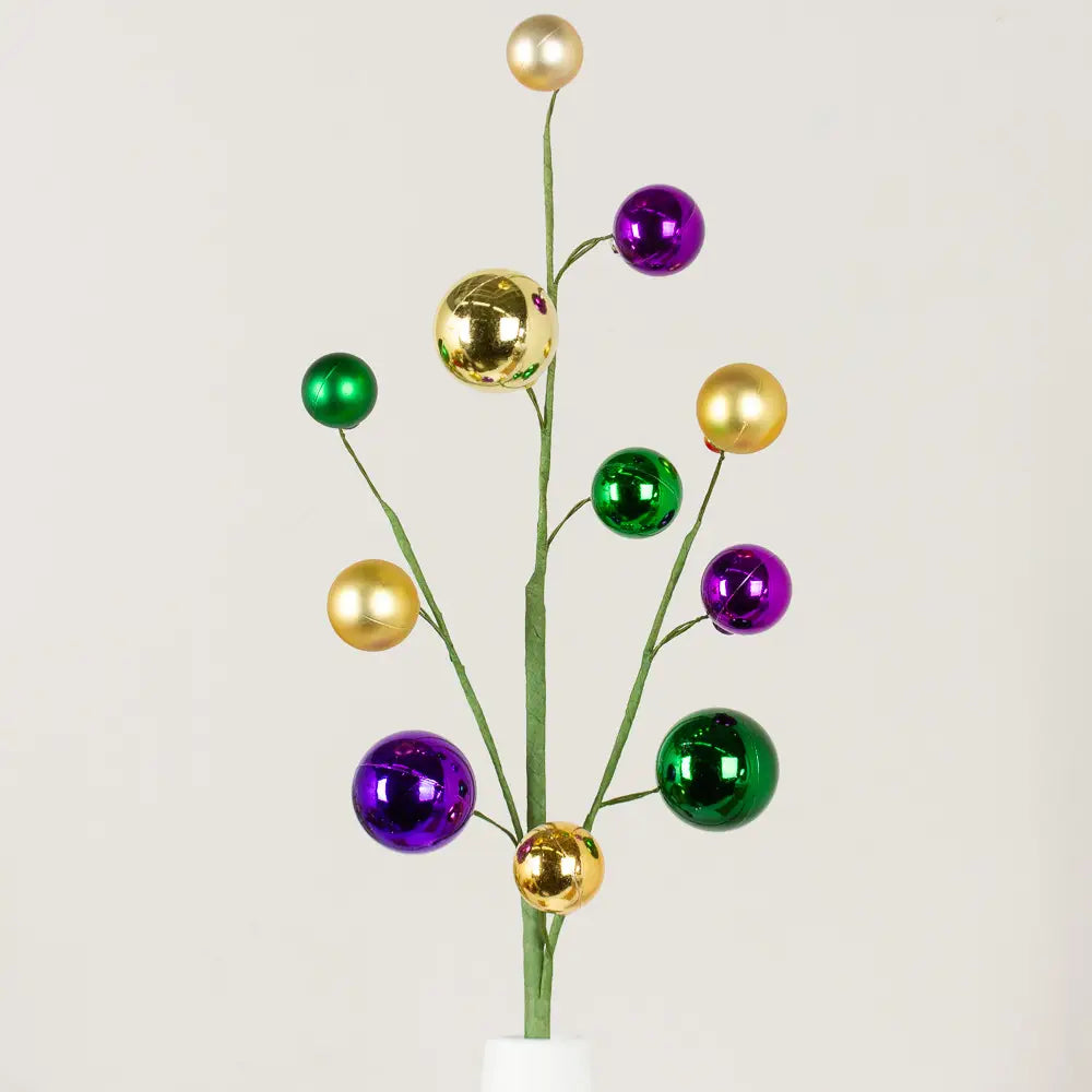 Mardi Gras Ball Stems
