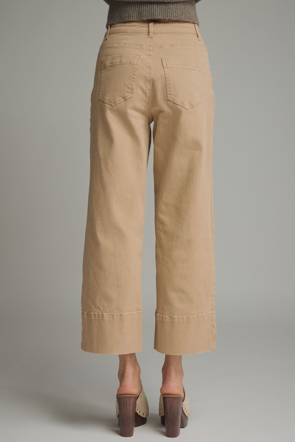 Wide Leg Camel Pants