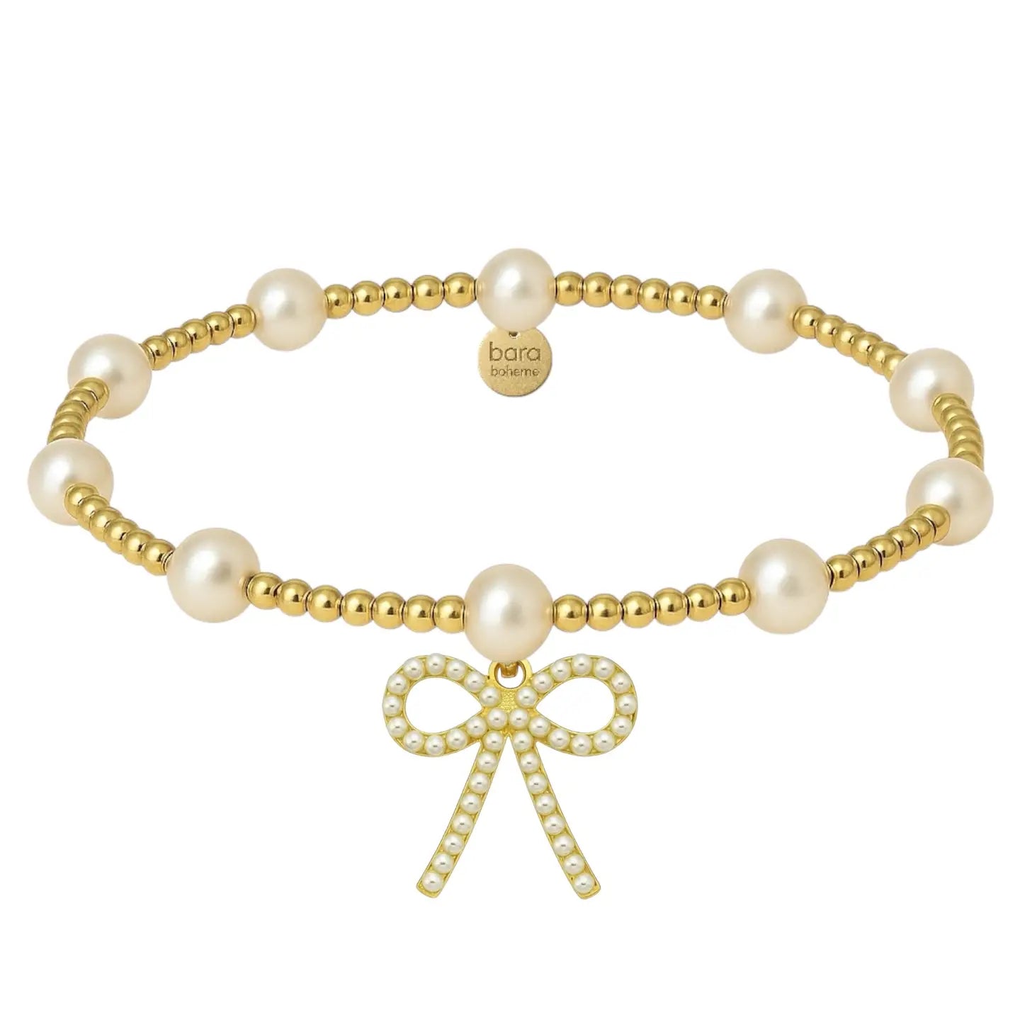 Bara & Pearl Bow Bracelet