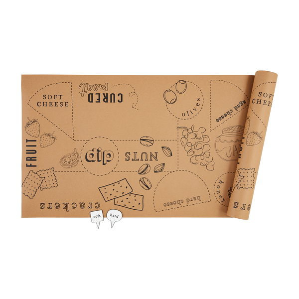 Mud Pie Grazing Table Runner & Cheese Marker Set