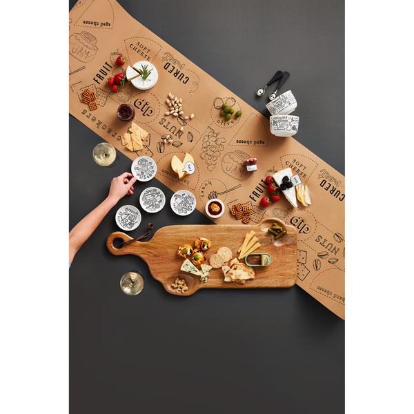 Mud Pie Grazing Table Runner & Cheese Marker Set