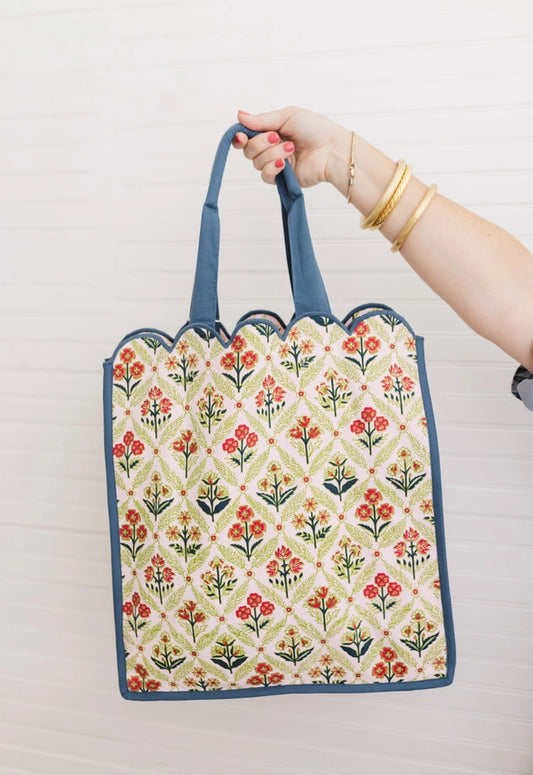 Elodie Luxe Quilted Tote