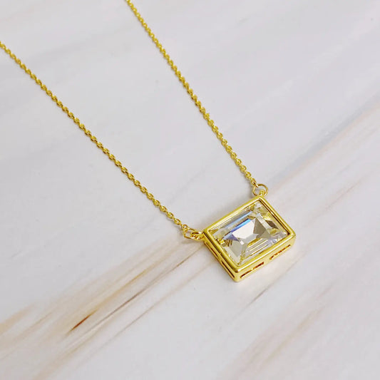 Square Pendant Necklace