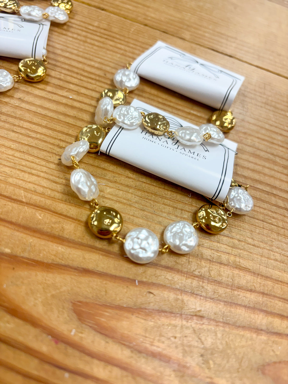 Gold Pearl Bracelet