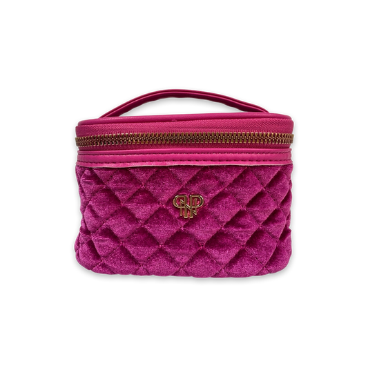 Getaway Jewelry Case - Fuchsia Velvet