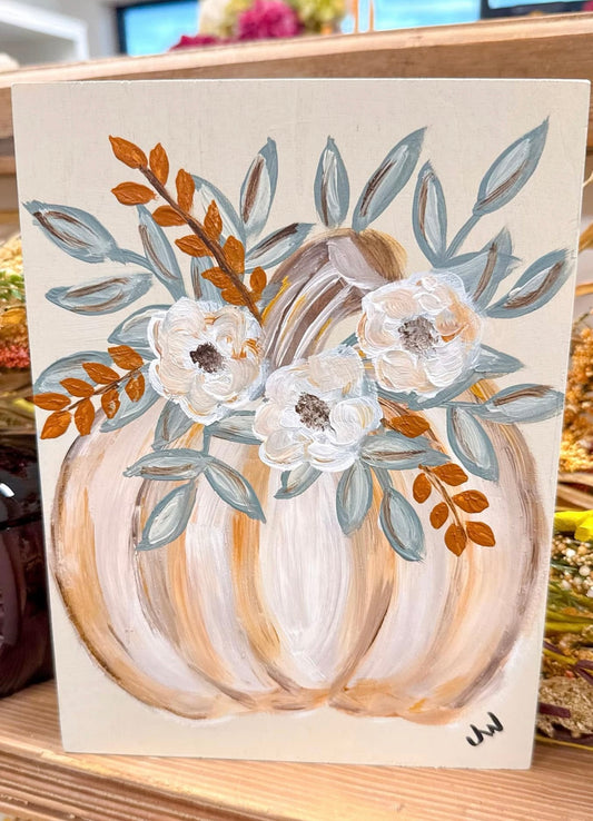 JW Art 6 X 8 Cream Pumpkin