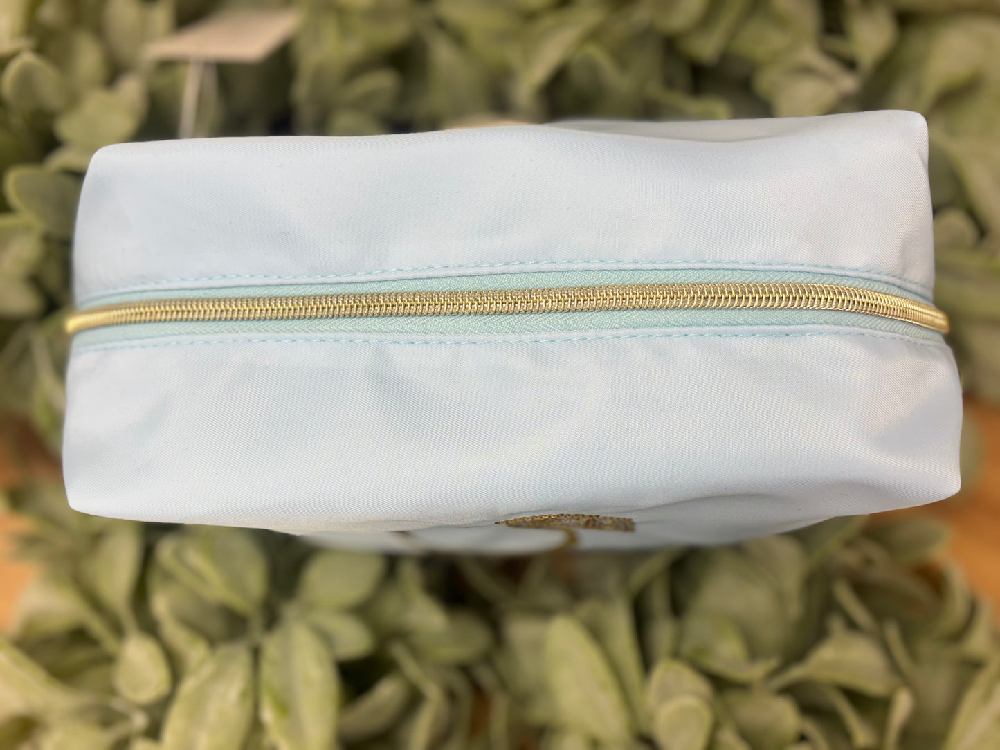 Blue Gold Ring Bag