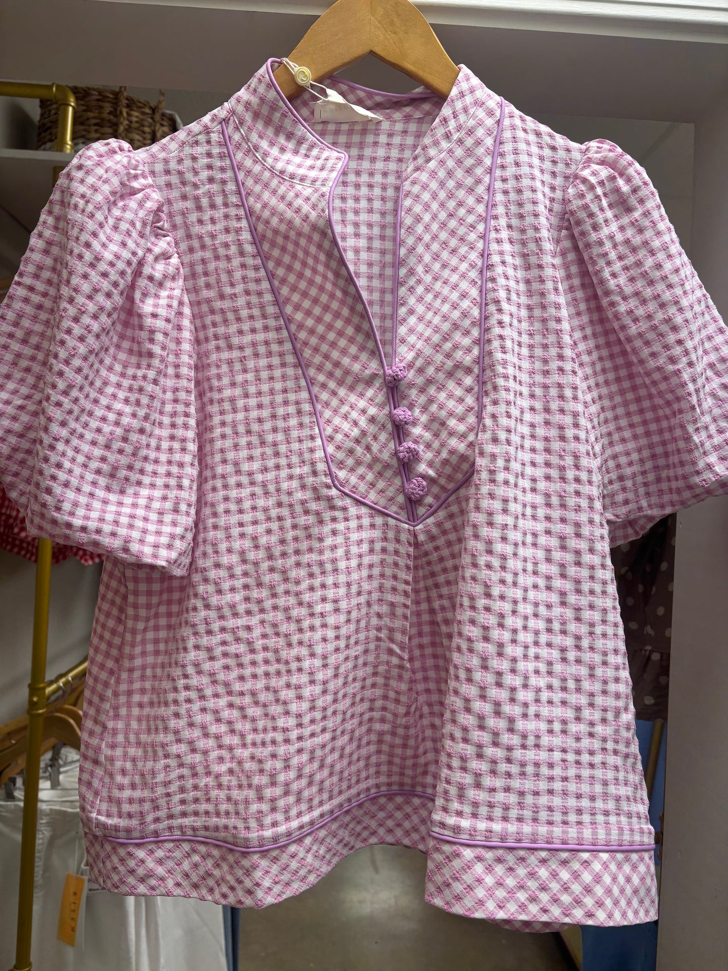 Rosy Picnic Blouse