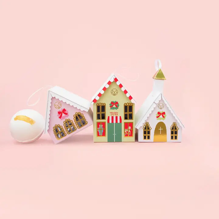 Pink Christmas Village Balm