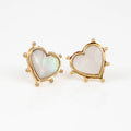Alma Heart Studs