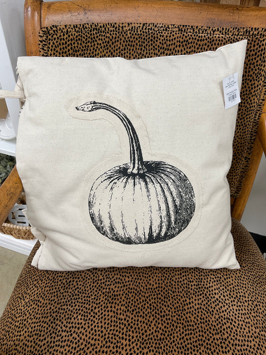 Black Pumpkin Pillow