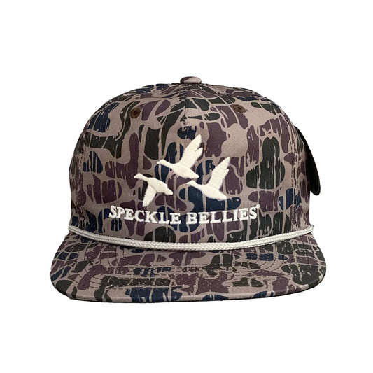 3D Speckled Belly Rope Hat