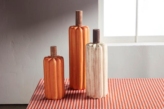 Wood Pumpkin Sitter