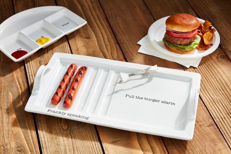 Hot Dog & Burger Platter Set