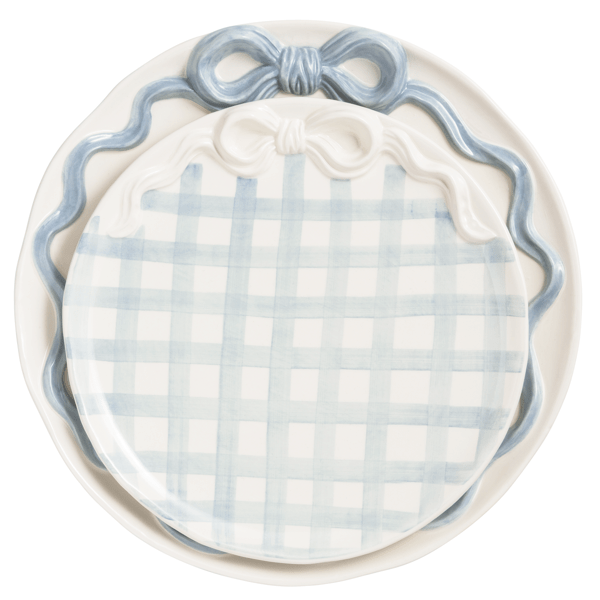 Blue Bow Platter